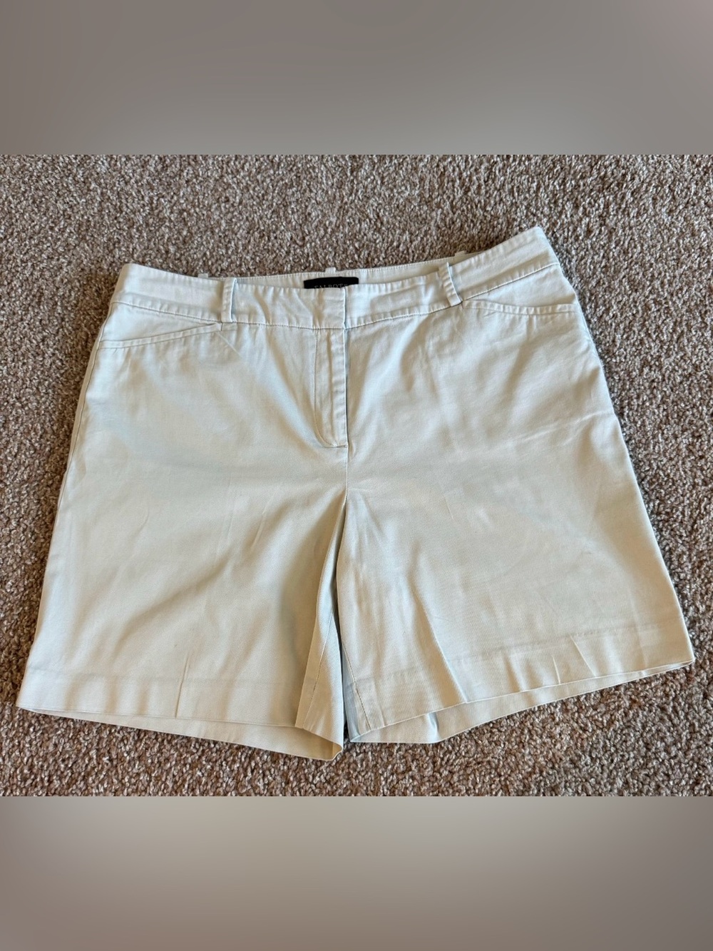 Talbots 7” Shorts - Light Tan - 12